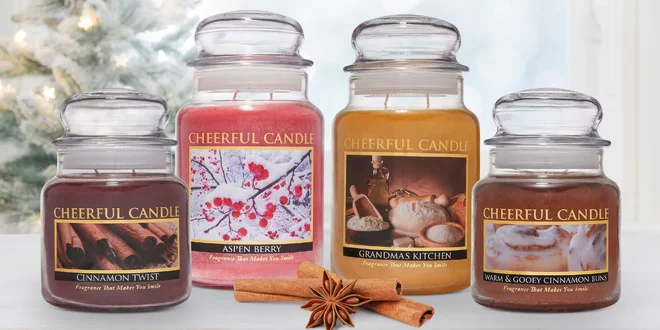 Hřejivý podzim: svíčky Cheerful Candle
