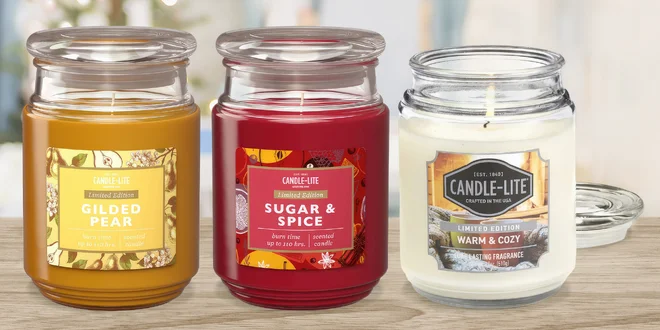 Candle Lite: vonné svíčky ve skle s originálními vůněmi