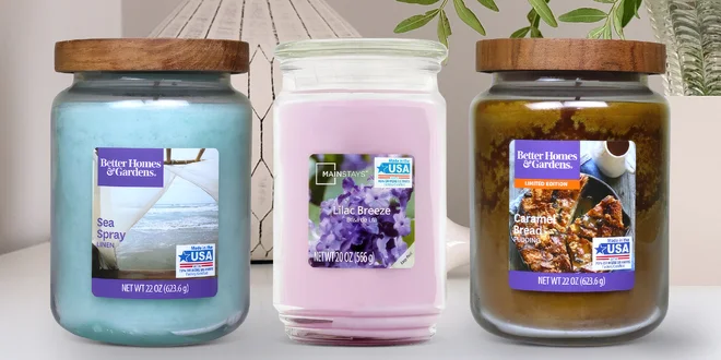 Svíčky ve skle: vůně oceánu, karamelu i šeříků