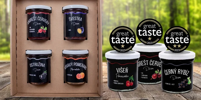 Ovocné džemy s originálními příchutěmi