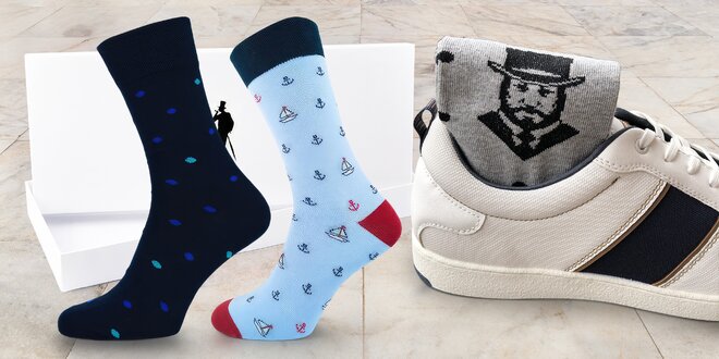 Ponožky od Galantsocks: elegantní i ztřeštěné