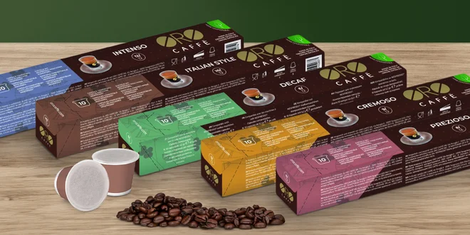Kapsle do Nespresso: ORO Caffe, arabika i robusta