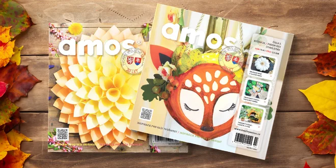 Roční předplatné kreativního časopisu Amos