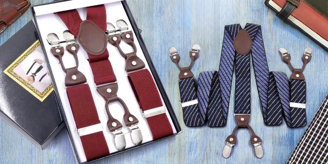 Klasické pánské kšandy v mnoha vzorech