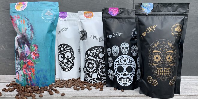Ekologicky pěstovaná káva Los Muertos: dárkové sady