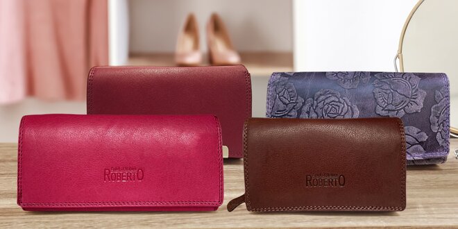 Elegantní dámské peněženky: různé barvy a vzory