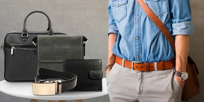 Pánské sety, crossbody tašky i business brašna David Jones