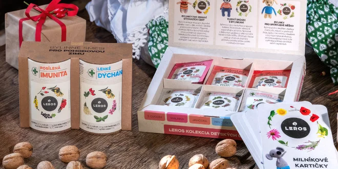 Leros: Dárkové balení: dětské čaje i čaje pro pohodovou zimu
