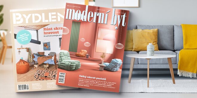 Roční předplatné časopisů Bydlení a Moderní byt
