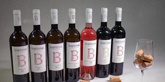 Vína z rodinného moravského vinařství Bartonik
