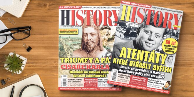 Roční předplatné časopisu History revue s bonusem