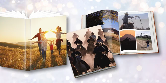 Fotokniha ve formátu A4 či A5 se 32 až 200 stranami