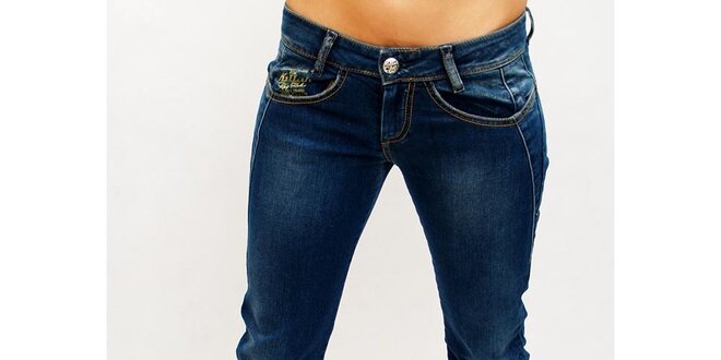 Dámské tmavě modré džínové kalhoty Killah