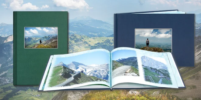 Fotokniha A4 v tvrdých plátěných deskách