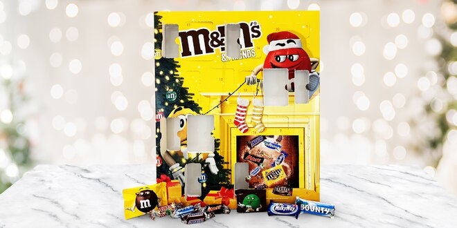 Adventní kalendáře M&M's plné sladkostí