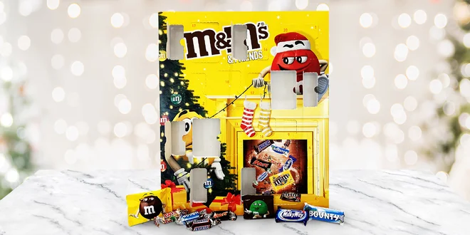 Adventní kalendáře M&M's plné sladkostí