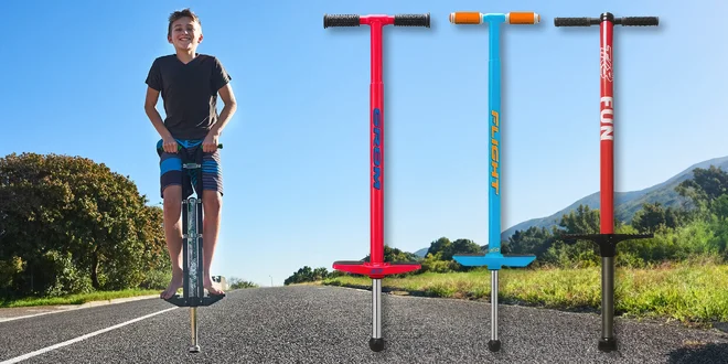 Kvalitní pogo tyče pro malé i větší skokany