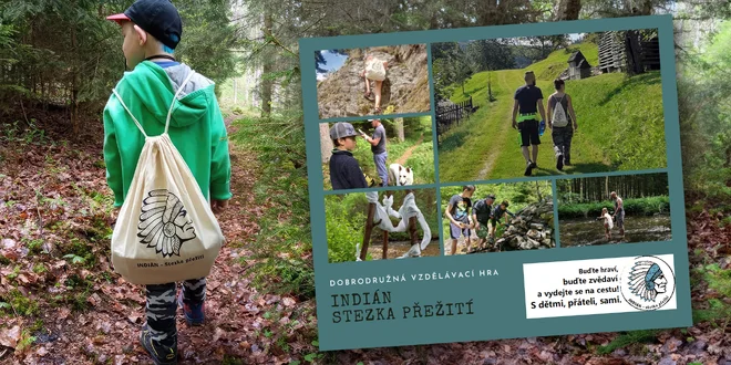 Dobrodružná vzdělávací hra Indián: stezka přežití