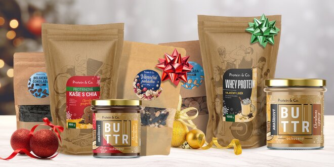 Vánoční mlsání: arašídový krém, ořechy, protein i kaše
