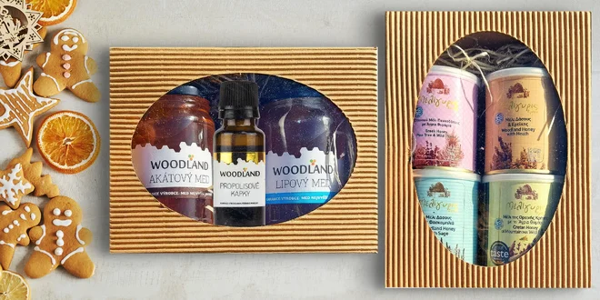 Řecké a srbské medy i propolis: lípa, akát i květy