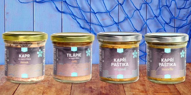 Rybí speciality: paštiky, maso ve vlastní šťávě i uzené