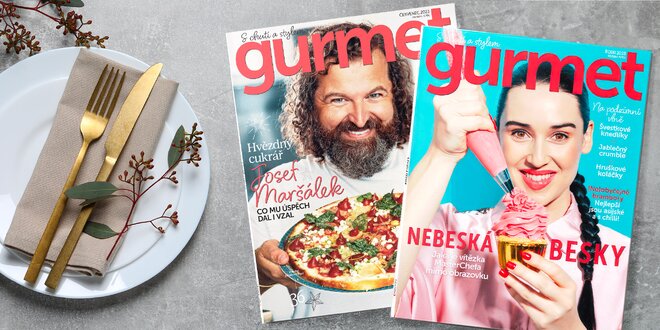 Roční i půlroční předplatné časopisu Gurmet