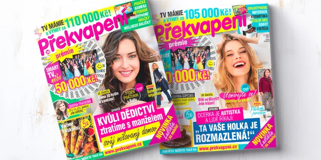 Předplatné časopisu Překvapení: tisk i elektronická verze