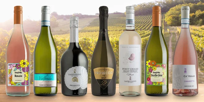 Šumivá a růžová vína: prosecco, rosé a frizzante