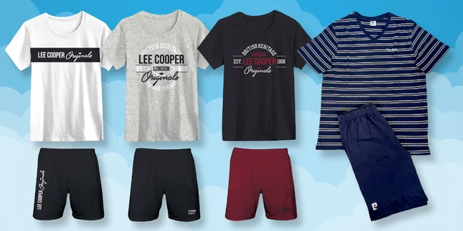 Pánská pyžama Lee Cooper a Pierre Cardin