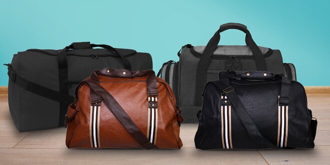 Sportovní tašky, batohy i velké tašky na cestování