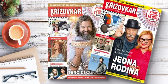 Roční předplatné časopisu Křížovkář i s doručením