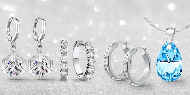 Ocelové šperky s krystaly Swarovski Elements
