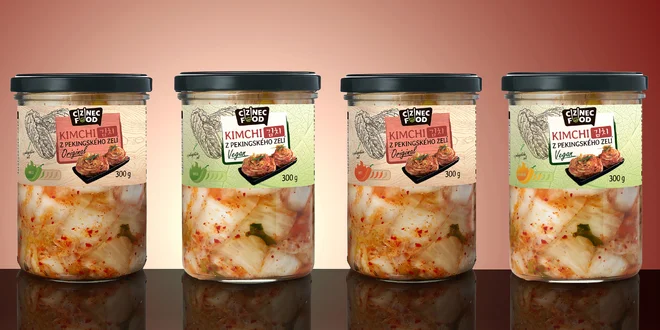 Kimchi: original i vegan, různé pálivosti