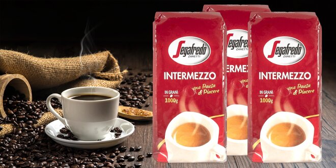 Italská zrnková káva: 1-5 kg, směs arabiky a robusty
