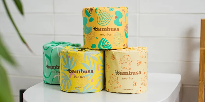 Ekologický bambusový toaletní papír: 6–36 rolí