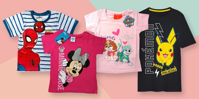 Dětská trička, krátký rukáv: Harry Potter i Star Wars