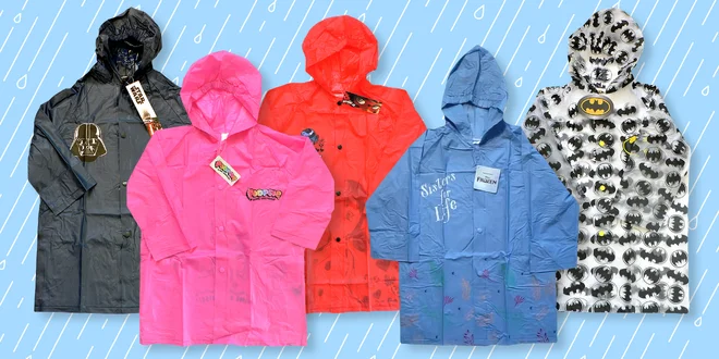 Dětské pláštěnky s hrdiny z animáků