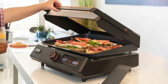 Griddle: luxusní stolní grily, 17 nebo 22 palců