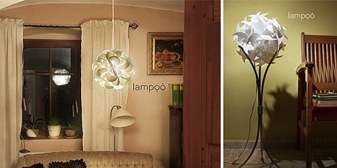 Designové osvětlení LAMPOO plumero/kardo