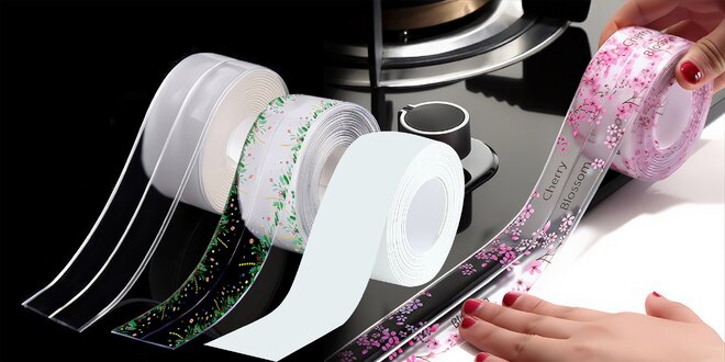 Silikonové ochranné pásky: transparentní i bílé