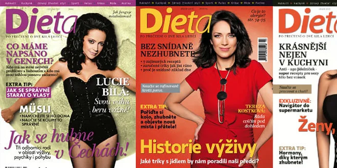 Roční předplatné oblíbeného časopisu Dieta