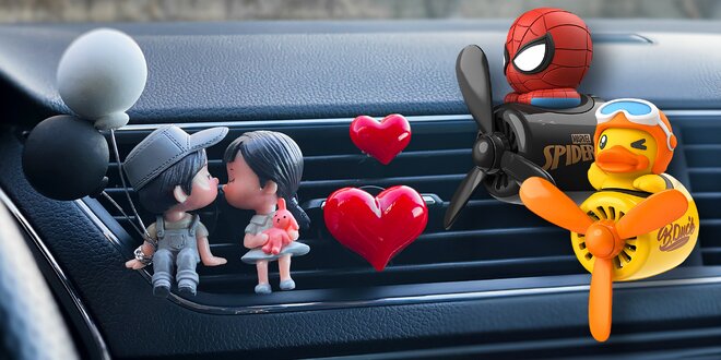 Originální vůně do auta: květiny, kachna i Spider-Man