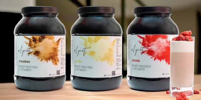 Proteiny s vitaminy vyrobené v ČR: 3 příchutě
