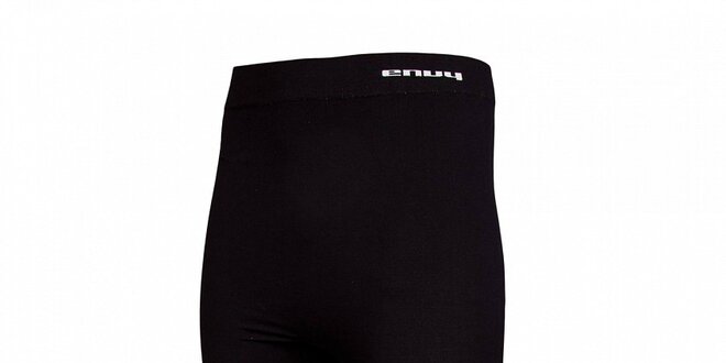 Pánské černé bezešvé podvlékací kalhoty Envy