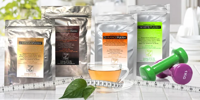 Čínské sypané čaje Pu-Erh na detoxikaci a hubnutí