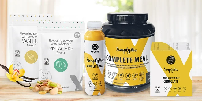 SimplyMix: hotové nápoje, koktejl i příchutě