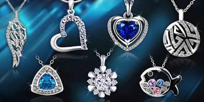 Náhrdelníky a náušnice s krystaly Swarovski a zirkony