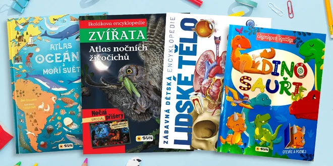 Knížky pro děti: pohádky, dinosauři, tělo i řecké báje