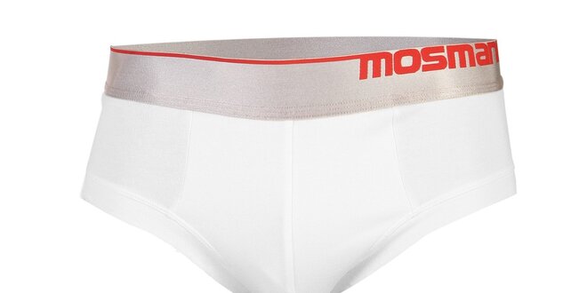 Pánské bílé slipy značky Mosmann z edice Silver