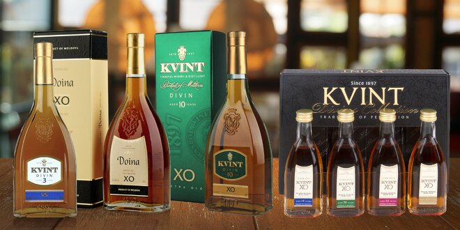 Zrála až 33 let: lahodná moldavská brandy Kvint